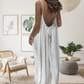 💃Laatste dag van de aanbieding: 50% korting!! ✨ Sexy effen dames loungejurk 💕(Elegant, Losvallend & Perfect voor de Zomer!)