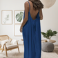 💃Laatste dag van de aanbieding: 50% korting!! ✨ Sexy effen dames loungejurk 💕(Elegant, Losvallend & Perfect voor de Zomer!)