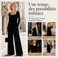 ✨ EEN MOEITELOZE TOTALE LOOK | Damesjumpsuit met vierkante halslijn en wijde pijpen -50 %