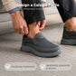 👟 NU 50% KORTING! ✨ Ademende orthopedische instapsneakers voor heren - met voetboogondersteuning en memory foam inlegzolen voor comfort de hele dag door 🏃‍♂️💨