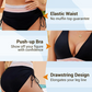 👙Hot Verkoop 50% Korting💃 Hoge Taille Buik Controle Kleur Blok De Bikini Inzetten