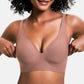 💕 Jelly draadloze bh voor vrouwen – comfortabele, naadloze push-up bralette, ideaal als dagelijkse top of onderkleding met diepe V-hals