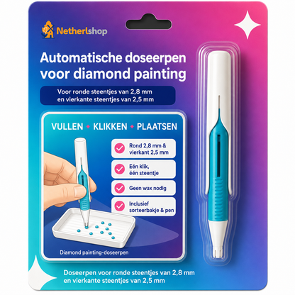 ❄️Zomerfresh 50% Korting!💎Automatische Diamond Painting Dispenserpen – Sneller Steentjes Plaatsen zonder Steeds Wax te Gebruiken