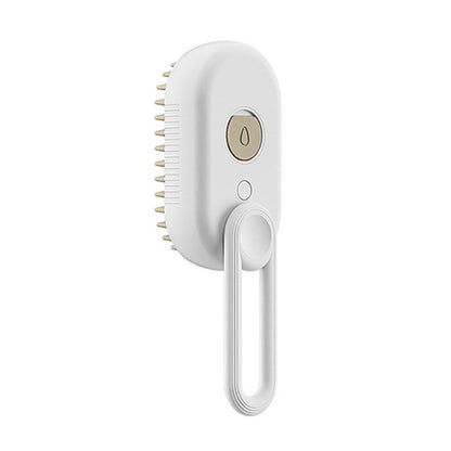 🐾💆 Multifunctionele Huisdier Massage Kam – 3-in-1 Met Sprayfunctie, Zachte Ronde Tanden & Draaibare Handgreep（Perfect voor Vachtverzorging & Relaxatie!）