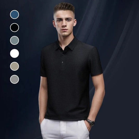 🎊 50% KORTING ❄️ Heren Zomer T-Shirt in Verkoelende Zijdezachte Stof