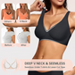 💕 Jelly draadloze bh voor vrouwen – comfortabele, naadloze push-up bralette, ideaal als dagelijkse top of onderkleding met diepe V-hals