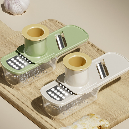 🍽️ Snijd, schaaf en bewaar in één beweging