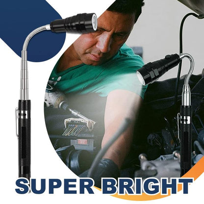 🧲✨ 50% KORTING! Stop met het vissen naar gevallen bouten met je vingers! Deze flexibele magneetzaklamp met 360° ganzenhals schijnt en grijpt tegelijk – van 16 tot 56 cm in 1 seconde, je steekt 'm in elke kier, en hij plukt 'm eruit!