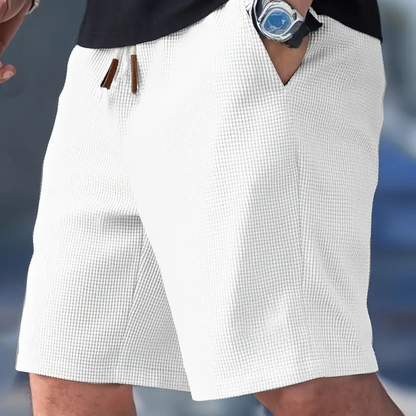 🩳💪 FLASH SALE 50%! Heren Shorts Geperst Stofkoord – Ademend, Licht, Elastische Tailleband, 10 Kleuren, Maten S-3XL, Ideaal voor Sport & Vrije Tijd ☀️