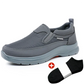 👟 NU 50% KORTING! ✨ Ademende orthopedische instapsneakers voor heren - met voetboogondersteuning en memory foam inlegzolen voor comfort de hele dag door 🏃‍♂️💨