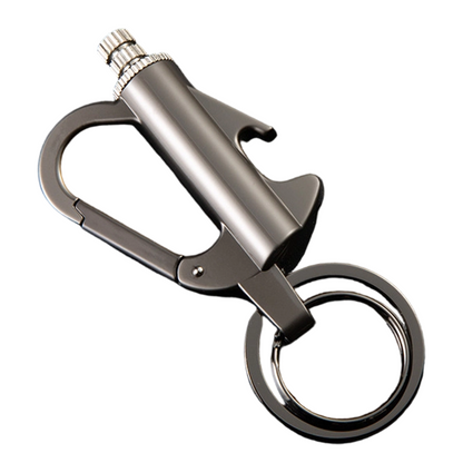 Multifunctionele sleutelhanger met permanente match