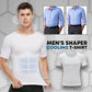 💪Heren Shaper Cooling T-shirt – Naadloos, Afslankend & Onzichtbaar onder Kleding🏋️