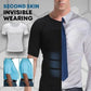 💪Heren Shaper Cooling T-shirt – Naadloos, Afslankend & Onzichtbaar onder Kleding🏋️