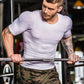 💪Heren Shaper Cooling T-shirt – Naadloos, Afslankend & Onzichtbaar onder Kleding🏋️