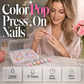 💅 Gekleurde nagels om op te plakken – 50% KORTING! BEPERKTE AANBIEDING! 🥳 HETE UITVERKOOP 2026 🥳💞 Meer dan 50.000 verkocht!