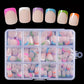 💅 Gekleurde nagels om op te plakken – 50% KORTING! BEPERKTE AANBIEDING! 🥳 HETE UITVERKOOP 2026 🥳💞 Meer dan 50.000 verkocht!