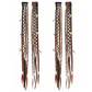 Maillard Stijl Voorgevlochten Haarextensions
