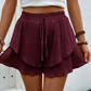Women’s Ruffle Layered Flowy Shorts
