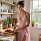 🥳 50% KORTING! 🥳 Sexy maxi-jurk met V-hals voor dames