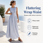⏳Tijdelijke aanbieding: 50 % korting⏰Mouwloze gestreepte lange jurk voor dames🎀👗
