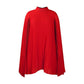 Mini-jurk met ronde hals en cape-mouwen voor dames