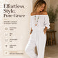 ✨ Elegante Dames Jumpsuit Met Off-Shoulder Design – Comfortabel, Stijlvol En Makkelijk Te Dragen