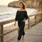 ✨ Elegante Dames Jumpsuit Met Off-Shoulder Design – Comfortabel, Stijlvol En Makkelijk Te Dragen