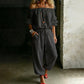 ✨ Elegante Dames Jumpsuit Met Off-Shoulder Design – Comfortabel, Stijlvol En Makkelijk Te Dragen