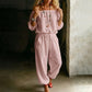 ✨ Elegante Dames Jumpsuit Met Off-Shoulder Design – Comfortabel, Stijlvol En Makkelijk Te Dragen