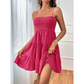👗 Dames Mouwloze Gerimpelde Mini-jurk | 50% KORTING ⏰ Zomerdeal!