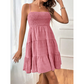 👗 Dames Mouwloze Gerimpelde Mini-jurk | 50% KORTING ⏰ Zomerdeal!