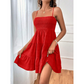 👗 Dames Mouwloze Gerimpelde Mini-jurk | 50% KORTING ⏰ Zomerdeal!