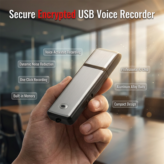 ❄️Zomerfresh 50% Korting!🎙️Draagbare USB-Voicerecorder met Ruisonderdrukking – Compacte Recorder voor Vergaderingen, Colleges en Notities
