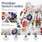 🏵️TIJDELIJK 50% KORTING! ✨Elegante mouwloze jurk met bloemenprint voor dames
