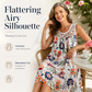 🏵️TIJDELIJK 50% KORTING! ✨Elegante mouwloze jurk met bloemenprint voor dames