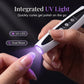 💅✨ 2-in-1 Elektrische Nagelfrees met UV-lamp – Draagbaar, Draadloos, Voor Permanente Salonmanicure Gewoon Thuis 💖🔋