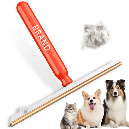 ❄️Zomerfresh 50% Korting!🐶Huisdierenhaarverwijderaar voor Tapijt en Bekleding – Herbruikbare Haarverwijderaar met Metalen Rand en Ergonomische Grip