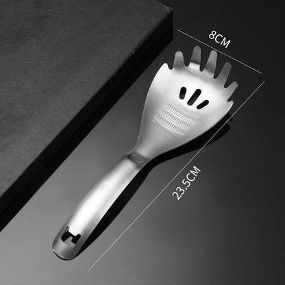 🍲🥄 5-in-1 keukenlepel | Scheppen, zeven, scheiden, malen & openen | 304 RVS | 23,5 cm | Vaatwasmachinebestendig | 50% KORTING!