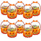 🎃 Herbruikbare Halloween Pompoenzakjes – Stevige & Doorzichtige Cadeautasjes voor Snoep, Goodies & Feestartikelen 🕷️🍬