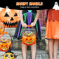 🎃 Herbruikbare Halloween Pompoenzakjes – Stevige & Doorzichtige Cadeautasjes voor Snoep, Goodies & Feestartikelen 🕷️🍬