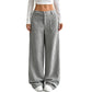 ✨ 50% KORTING! Casual wijde pijpen broek voor dames, ruimvallende pasvorm