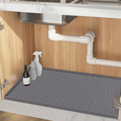 💧 Multifunctionele Siliconen Mat voor Onder de Gootsteen — Waterdicht, Schimmelvrij & Eenvoudig Schoon te Maken