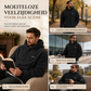Heren winterhoodie met fleecevoering, jacquardpatroon, pullovertrui met lange mouwen voor casual gebruik en buitenactiviteiten