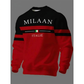 Heren Sweatshirt met Milano Italia Print