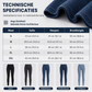 Hogetailleerde jeans voor dames met afslankend effect