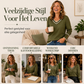 🌸 Nieuw Binnen – Elegant gebreid dames shirt met V-hals 👚 Contrasterende details, zachte pasvorm & stijlvolle dagelijkse look ✨