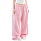 ✨ Nieuw & Trendy 👖 Dames Wide Leg Joggingbroek met Zijstrepen – Comfortabele Sportieve Broek met Modieuze Pasvorm