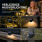 Waterdichte buitenzonne-LED-gootwandlampen