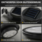 Waterdichte buitenzonne-LED-gootwandlampen