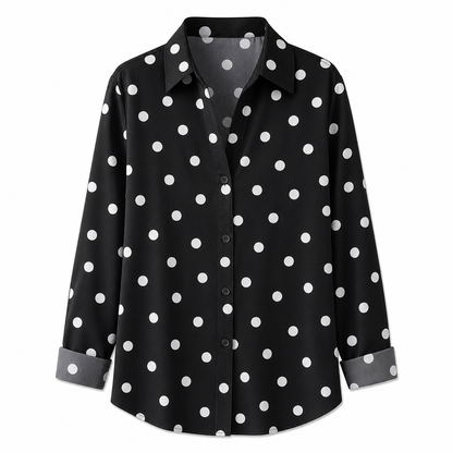 Stijlvolle casual damesblouse met lange mouwen en knoopsluiting ✨ knoopsluiting lange mouwen casual basismodel